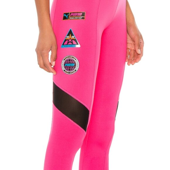 Puma Trail Blazer Legging Pink Women Size Large EUC - Picture 1 of 6